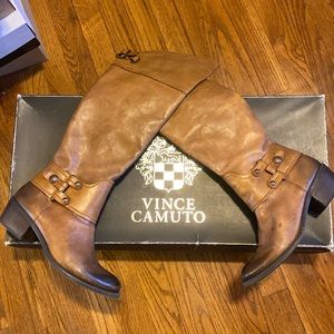 VINCE CAMUTO leather , over the knee riding boots.